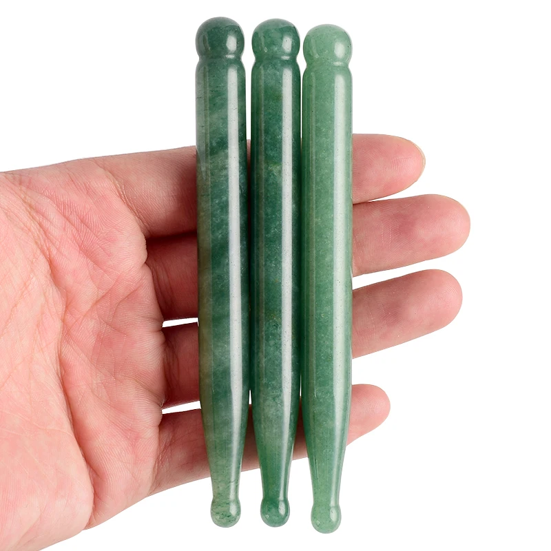 Natural Green Aventurine Gua Sha Stick Eye Acupuntura Point Pen CrystalStone Scraper China Traditional Therapy Jade Massage Tool
Natural Green Aventurine Gua Sha Stick Eye Acupuntura Point Pen CrystalStone Scraper China Traditional Therapy Jade Massage Tool
