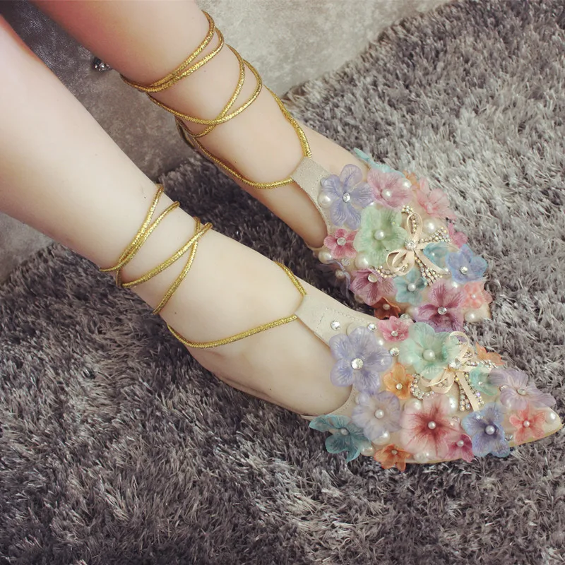 Luxury Flowers Embellish Ballet Flats Women Sheepskin Soft Stage Designer shoes Stylish Sweet Ankle Strap Ladies Shoes Ballerina
Luxury Flowers Embellish Ballet Flats Women Sheepskin Soft Stage Designer shoes Stylish Sweet Ankle Strap Ladies Shoes Ballerina