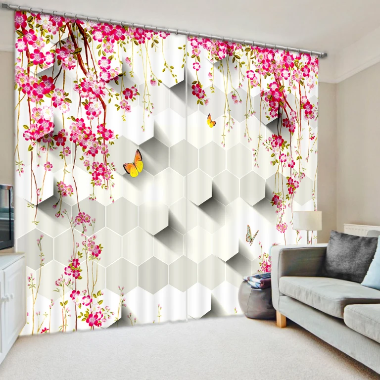 New Design Butterfly And Flowers Curtains with Bedding Room Living Room Window Curtains
New Design Butterfly And Flowers Curtains with Bedding Room Living Room Window Curtains