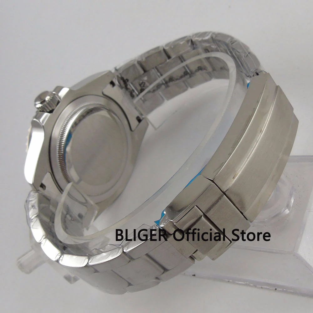44mm BLIGER Black Blue Gradient Dial Men's Time Watch Ceramic Rotating Bezel Solid SS Case Luminous Miyota Automatic Movement
44mm BLIGER Black Blue Gradient Dial Men's Time Watch Ceramic Rotating Bezel Solid SS Case Luminous Miyota Automatic Movement