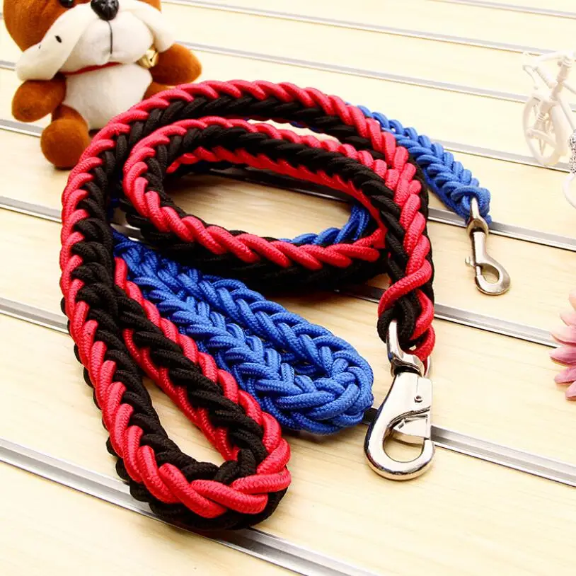 1.2M Length Large Dog Hand-knitted Leash Nylon Rope iron Buckle Pet Traction Rope For Big breed dogs Pet Traction Rope Golden
1.2M Length Large Dog Hand-knitted Leash Nylon Rope iron Buckle Pet Traction Rope For Big breed dogs Pet Traction Rope Golden