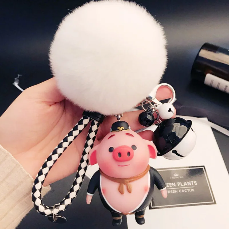 Cute Pig Monkey Animal Leather Keychain Keyring Furball Pompom Diy Bag Pendant Women Elegant Gift Handbag Charm Accessories
Cute Pig Monkey Animal Leather Keychain Keyring Furball Pompom Diy Bag Pendant Women Elegant Gift Handbag Charm Accessories