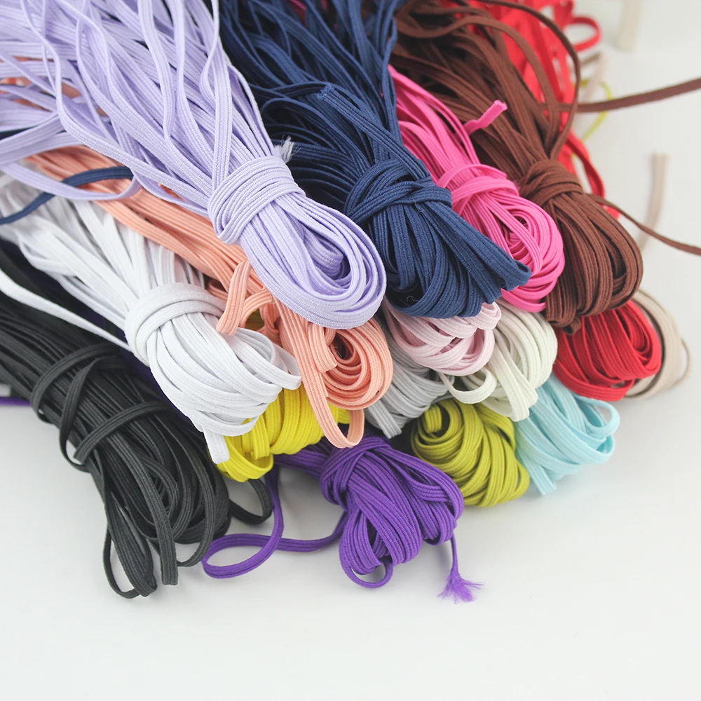 1/8" Skinny Elastic for headband Mask accessories 3mm sewing elastic band skinny elastic ribbon used for garment headband lace
1/8" Skinny Elastic for headband Mask accessories 3mm sewing elastic band skinny elastic ribbon used for garment headband lace