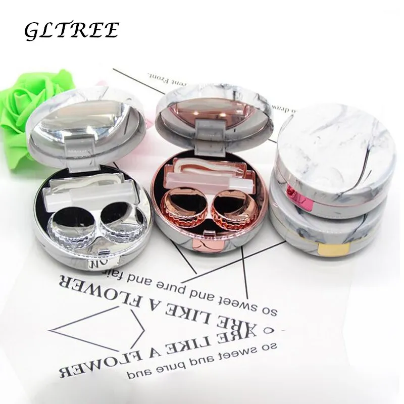 GLTREE Simple Small Fresh Marble Texture Student Contact Lens Case Storage Box Eye Care Beauty Mate Box Glasses Accessories G445
GLTREE Simple Small Fresh Marble Texture Student Contact Lens Case Storage Box Eye Care Beauty Mate Box Glasses Accessories G445