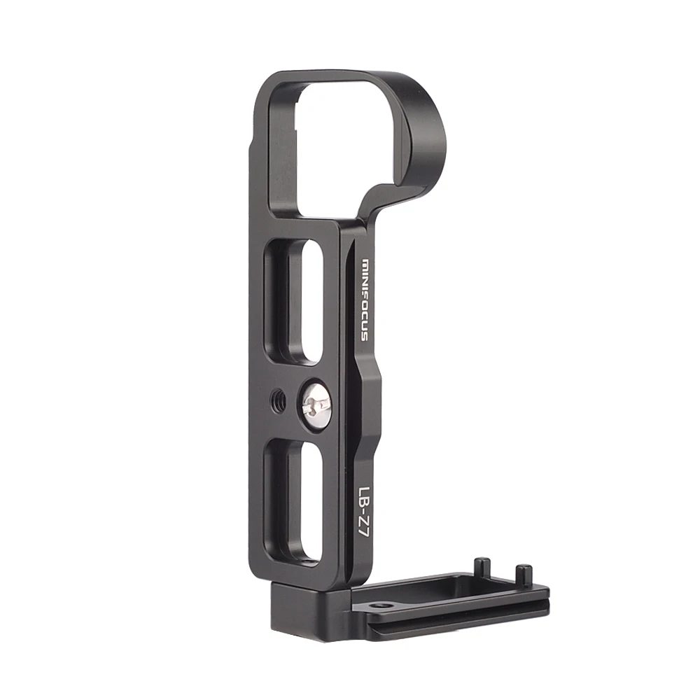 MINIFOCUS Pro Vertical L Bracket Plate for Nikon Z7 Camera Arca-Swiss Standard L Plate Mounting Side Plate
MINIFOCUS Pro Vertical L Bracket Plate for Nikon Z7 Camera Arca-Swiss Standard L Plate Mounting Side Plate