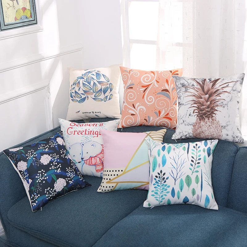 New Cushion Cover Tropical Pineapple Leaves Pillowcase Home Sofa Desk Chair Car Mesh Cotton Waterproof Pillowcase 35Cm*35Cm
New Cushion Cover Tropical Pineapple Leaves Pillowcase Home Sofa Desk Chair Car Mesh Cotton Waterproof Pillowcase 35Cm*35Cm