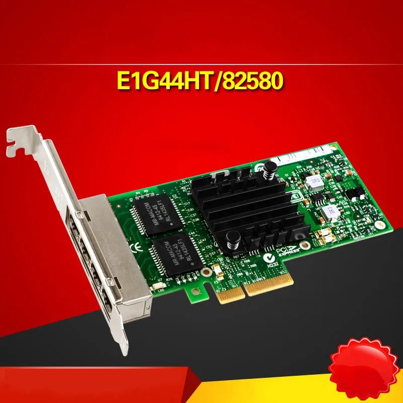 Карта-адаптер для сервера Ethernet E1G44HT I340-T4 82580 10/100/1000M PCI-Express RJ45
Карта-адаптер для сервера Ethernet E1G44HT I340-T4 82580 10/100/1000M PCI-Express RJ45
