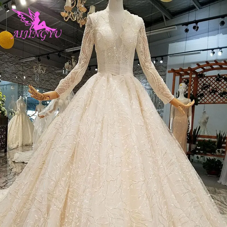 AIJINGYU Long Train Luxury Dress Newest Pearl Beads Plus Size Lace Boho Chic Simple Gowns Women Wedding and Wedding Dresses
AIJINGYU Long Train Luxury Dress Newest Pearl Beads Plus Size Lace Boho Chic Simple Gowns Women Wedding and Wedding Dresses