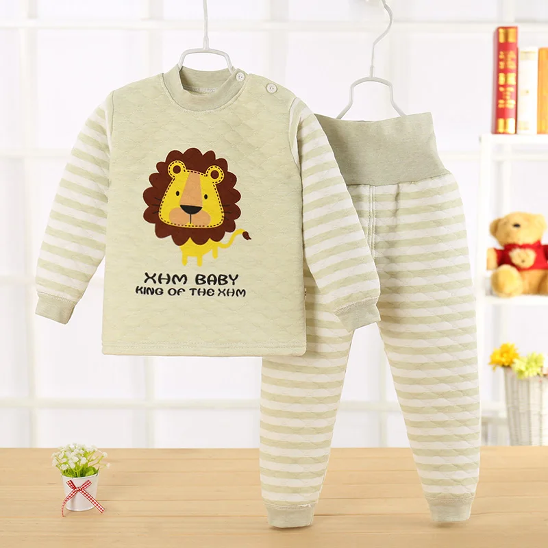HEYFRIEND Lion Winter Children Girls Boys Warm Sleepwear Kids Cotton Pajamas Set Baby Thick Clothing Sets For 1-4T
HEYFRIEND Lion Winter Children Girls Boys Warm Sleepwear Kids Cotton Pajamas Set Baby Thick Clothing Sets For 1-4T