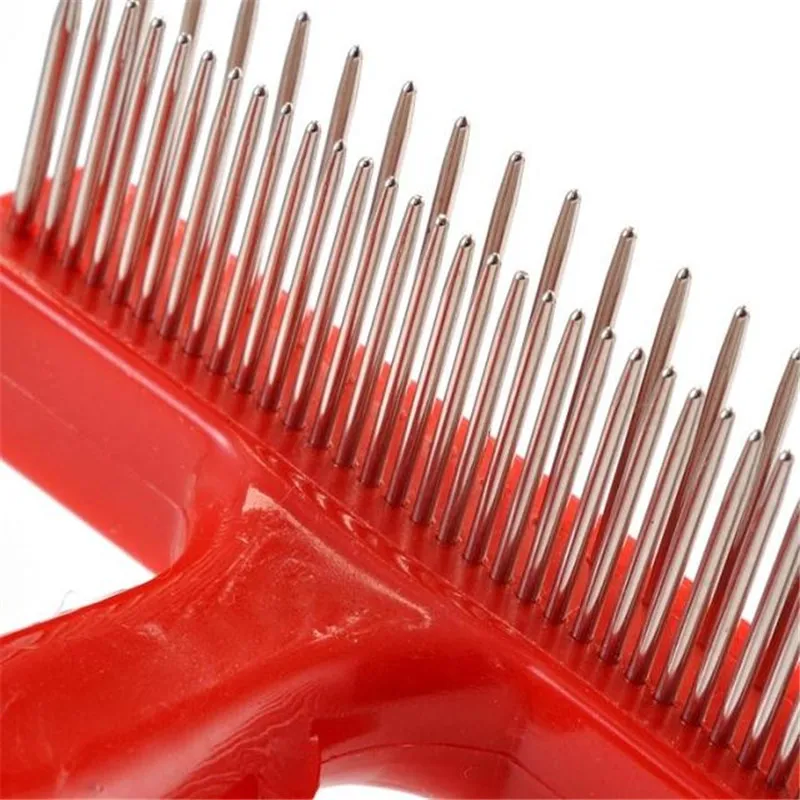 Double Row Pet Comb Stainless Steel Pins Dog Cat Grooming Undercoat Rake Brush Safe and Durable Products
Double Row Pet Comb Stainless Steel Pins Dog Cat Grooming Undercoat Rake Brush Safe and Durable Products