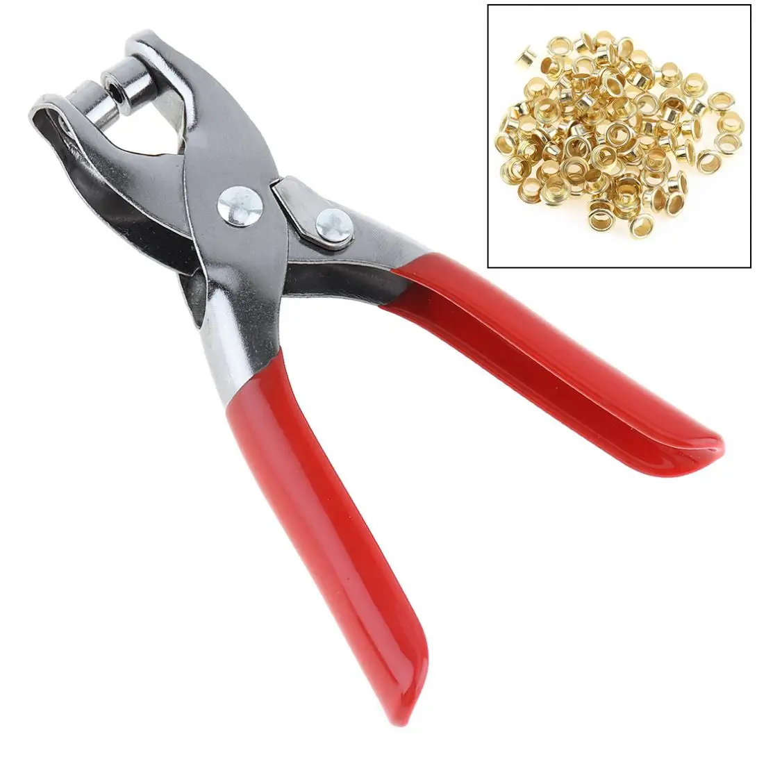 Sale 6 Inch Rivets pliers Holes Punch Hand Pliers Tool with Lock Catch and 100 Rivet for Punching Leather Belt
Sale 6 Inch Rivets pliers Holes Punch Hand Pliers Tool with Lock Catch and 100 Rivet for Punching Leather Belt