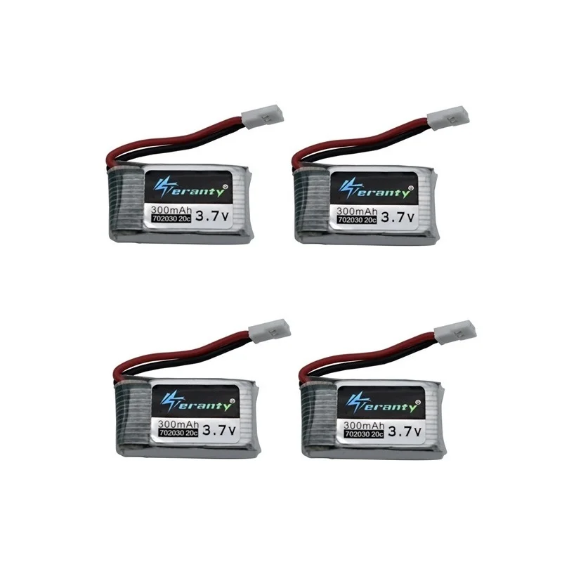 Аккумулятор lipo 3 7 в 300 мАч для квадрокоптера E55 FQ777 FQ17W DFD F180 FY530 U816 U830 запасная часть