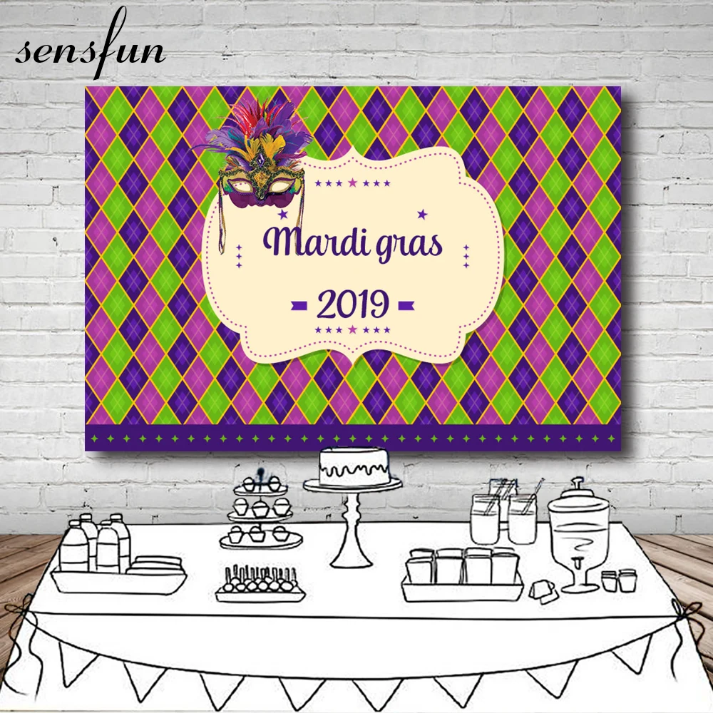 Sensfun 2019 Mardi Gras Carnival Party Backdrop Pink Green Buffalo Plaid Party Banner Photography Backgrounds For Photo Studio
Sensfun 2019 Mardi Gras Carnival Party Backdrop Pink Green Buffalo Plaid Party Banner Photography Backgrounds For Photo Studio