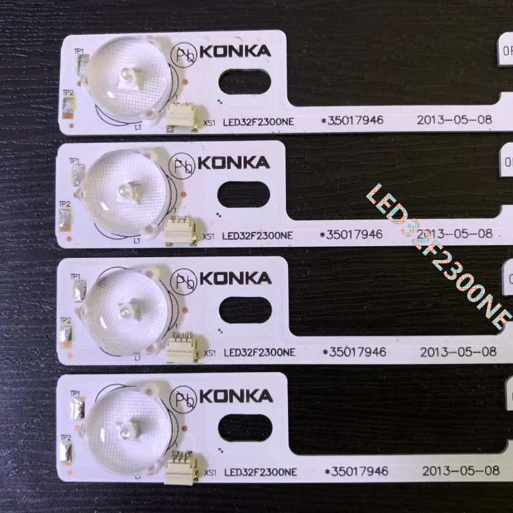 New Kit 4 PCS 3LED 6V 208mm LED backlight strip for KONKA LED32F2300NE LED32F2300FX 35017946 35017947
New Kit 4 PCS 3LED 6V 208mm LED backlight strip for KONKA LED32F2300NE LED32F2300FX 35017946 35017947