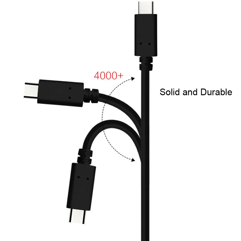 1000 шт. 1 м USB 3.0 восстановление Тип c 5A Quick Charge Тип-C кабели синхронизации данных для