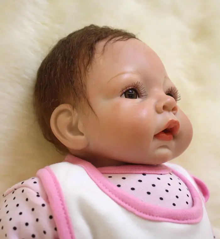 Sudoll около 21 "Reborn Мягкая силиконовая виниловая кукла ручной работы Реалистичная кукла для новорожденных Акриловые Глаза кукла горячая распр...
Sudoll около 21 "Reborn Мягкая силиконовая виниловая кукла ручной работы Реалистичная кукла для новорожденных Акриловые Глаза кукла горячая распр...