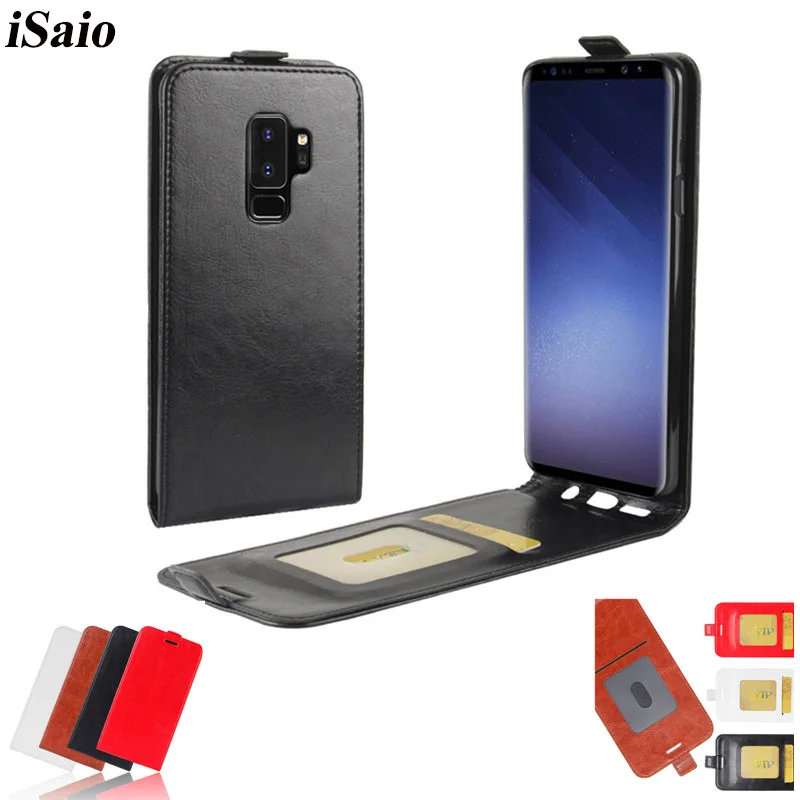 Флип кейс для Samsung Galaxy S9 Plus чехол Роскошный телефона из искусственной кожи с