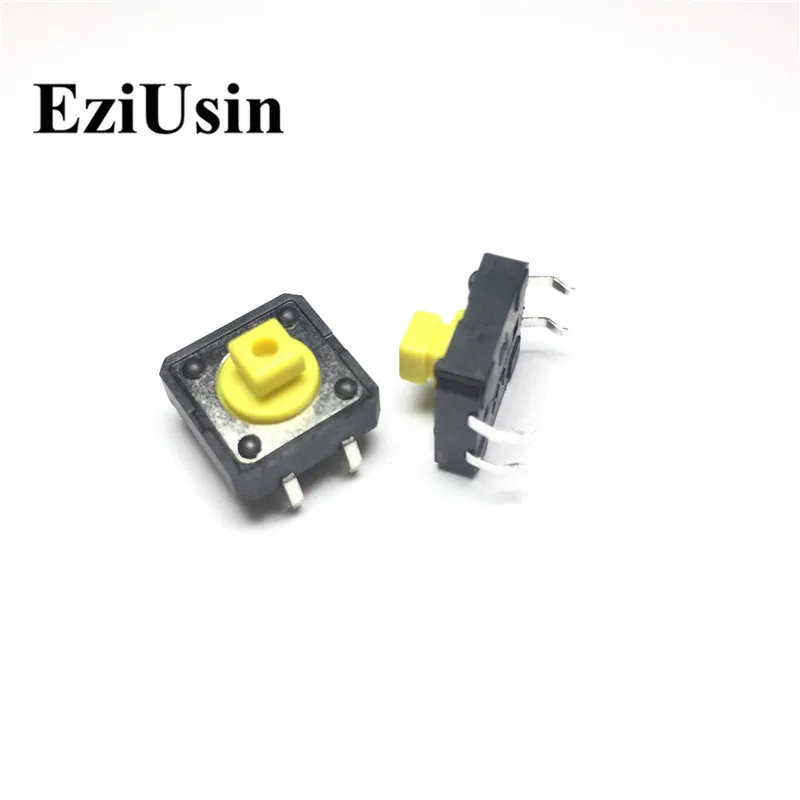 EziUsin 100pcs 12*12*7.3 4 Pins DIP Copper Feet Interrupteur PCB Keyboard Touch Micro Switch Mini Square Button Keys DIY 250G
EziUsin 100pcs 12*12*7.3 4 Pins DIP Copper Feet Interrupteur PCB Keyboard Touch Micro Switch Mini Square Button Keys DIY 250G