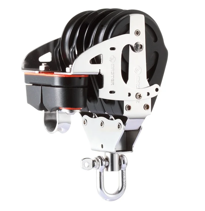 Marine Sailboat Dinghy 76mm 2 15/16 Inch Deluxe Ratchet Triple Swivel Shackle Stainless Steel Fairlead Cleat Block RAS-0712HL
Marine Sailboat Dinghy 76mm 2 15/16 Inch Deluxe Ratchet Triple Swivel Shackle Stainless Steel Fairlead Cleat Block RAS-0712HL