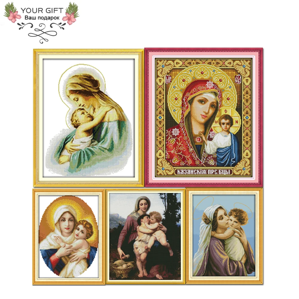 Joy Sunday Holy Mother and Holy Son Home Decor R266(2)(3)(4)(5)(6) 14CT 11CT Counted and Stamped Christian Cross Stitch kits
Joy Sunday Holy Mother and Holy Son Home Decor R266(2)(3)(4)(5)(6) 14CT 11CT Counted and Stamped Christian Cross Stitch kits