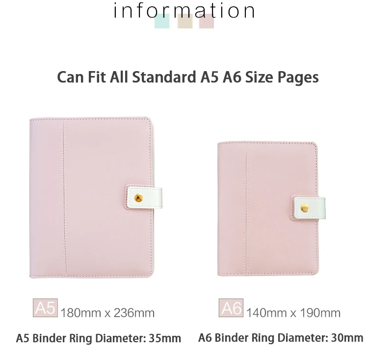 New Hot Korean A5 A6 Cute Macaron Leather Notebook Planner Spiral Big Size Binder Planner Notepad Diary Agenda Organizer Planner
New Hot Korean A5 A6 Cute Macaron Leather Notebook Planner Spiral Big Size Binder Planner Notepad Diary Agenda Organizer Planner