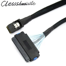 (100pcs/lot) 100cm 1m 3ft SFF-8484 SAS 32Pin 4i to SFF-8087 Mini SAS 4i 36Pin Cable server raid cable
(100pcs/lot) 100cm 1m 3ft SFF-8484 SAS 32Pin 4i to SFF-8087 Mini SAS 4i 36Pin Cable server raid cable