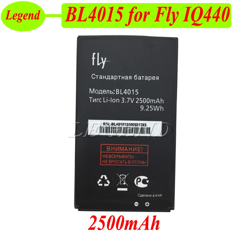 Fly BL4015 батарея высокого качества 2500 мАч для IQ440 AKKU PIL|fly bl4015|batteries batteriesbattery bl4015 |
