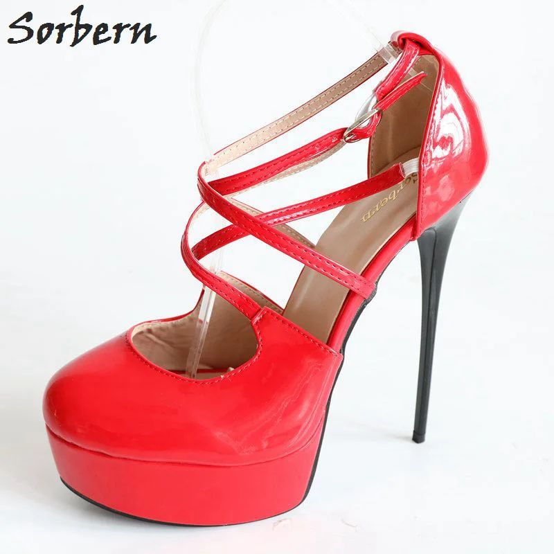 Sorbern 2018 Spring Sexy Boots Buckle Straps High Thin Heels Fashion Pointed Toe Woman Pumps New Super Thin High Heels Platform
Sorbern 2018 Spring Sexy Boots Buckle Straps High Thin Heels Fashion Pointed Toe Woman Pumps New Super Thin High Heels Platform
