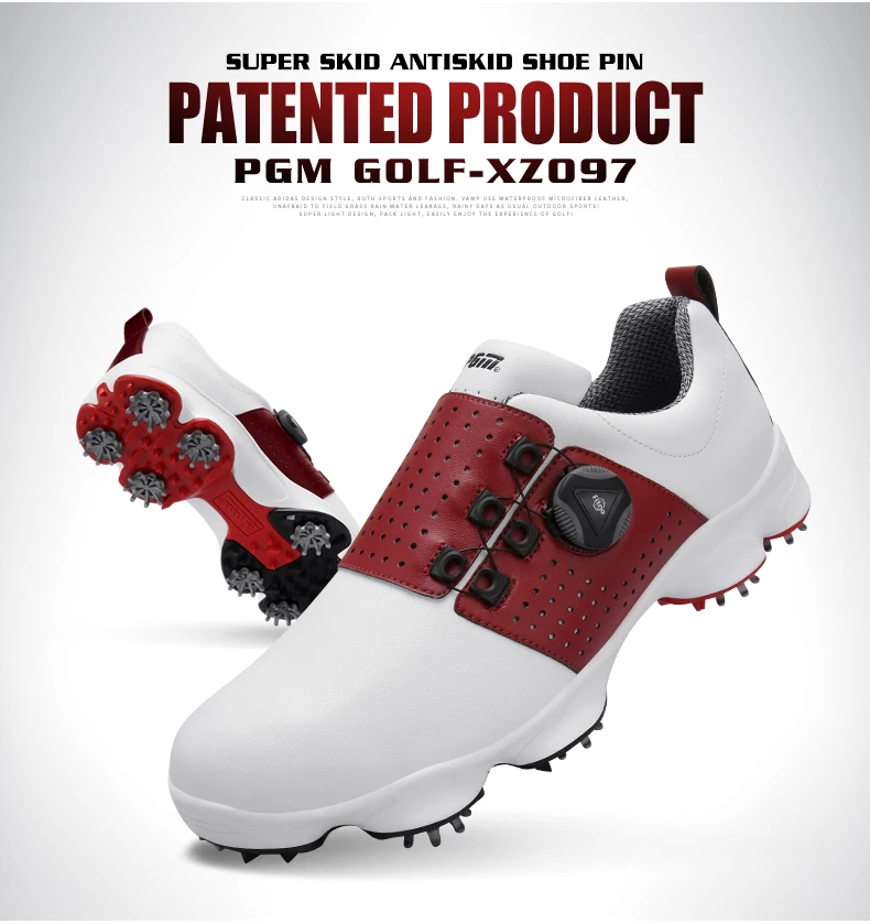 2018 New PGM Golf Shoes Men's Waterproof Breathable Antiskid Shoes Shoelaces Sports Shoes Spiked Shoes
2018 New PGM Golf Shoes Men's Waterproof Breathable Antiskid Shoes Shoelaces Sports Shoes Spiked Shoes
