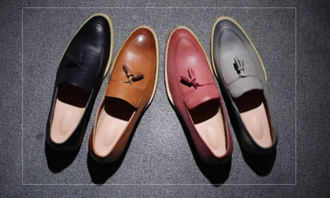 New Mens Fashion handmade Party Shoes Slip On Comfort Geniune Leather round-toe Formal Dress Shoes 4 colour
New Mens Fashion handmade Party Shoes Slip On Comfort Geniune Leather round-toe Formal Dress Shoes 4 colour