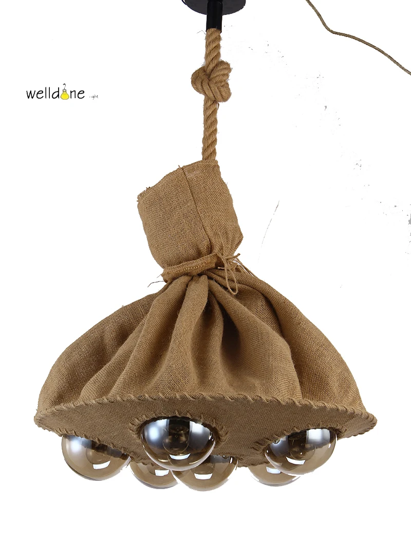 American Country Hemp Rope Pendant Lights Fixture Vintage Linen Umbrella Droplight Indoor Lighting Hanging Lamp clothing store
American Country Hemp Rope Pendant Lights Fixture Vintage Linen Umbrella Droplight Indoor Lighting Hanging Lamp clothing store