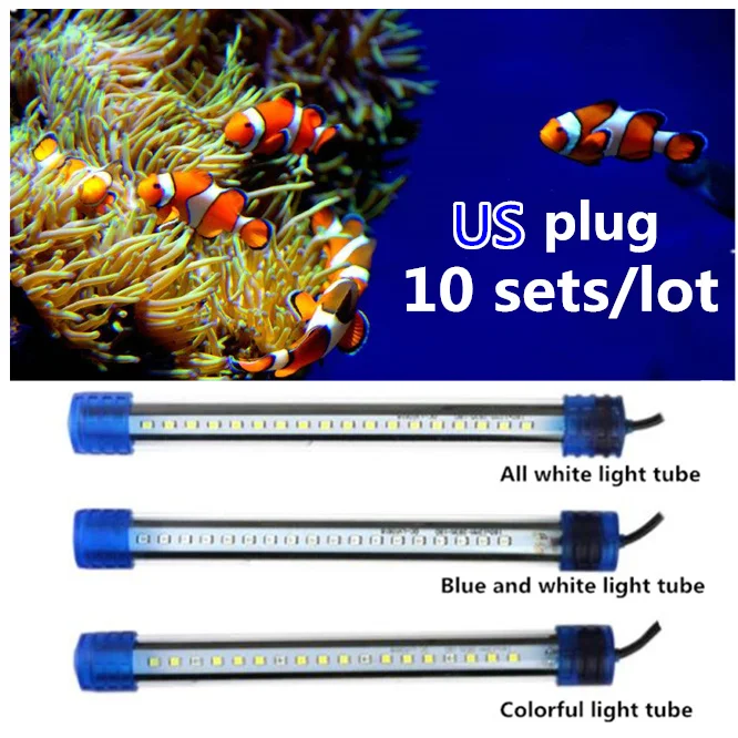 10sets/lot Aquarium 2835 LED Light 20/30/40/50CM Fish Tank Submersible Waterproof Bar Strip Aquarium Lamp US Plug
10sets/lot Aquarium 2835 LED Light 20/30/40/50CM Fish Tank Submersible Waterproof Bar Strip Aquarium Lamp US Plug