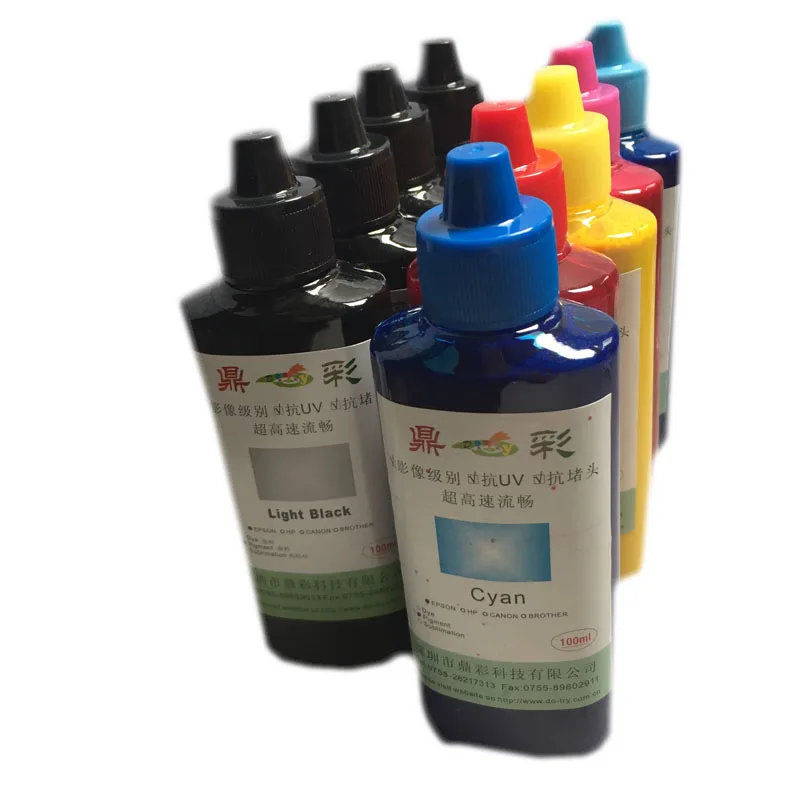 Einkshop 9 цветов универсальные пигментные чернила для Epson SureColor P600 P800 Stylus Pro 3800 3880