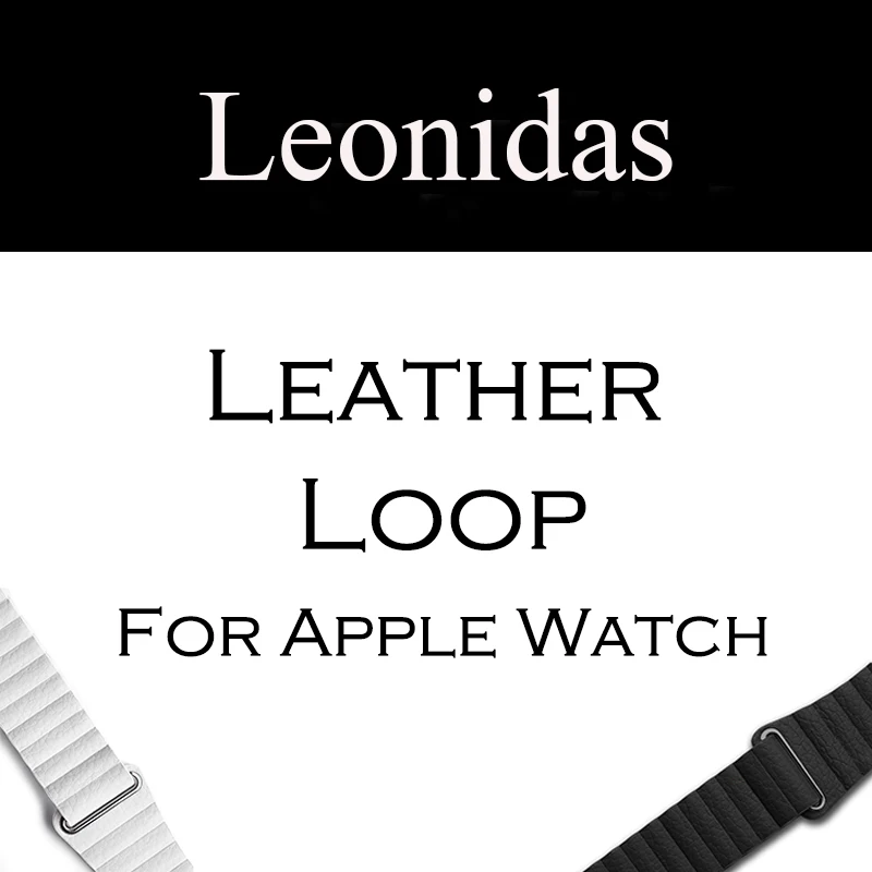 Кожаный ремешок для часов Apple Watch с магнитной пряжкой 38 мм и 42 мм|strap for apple watch|watch