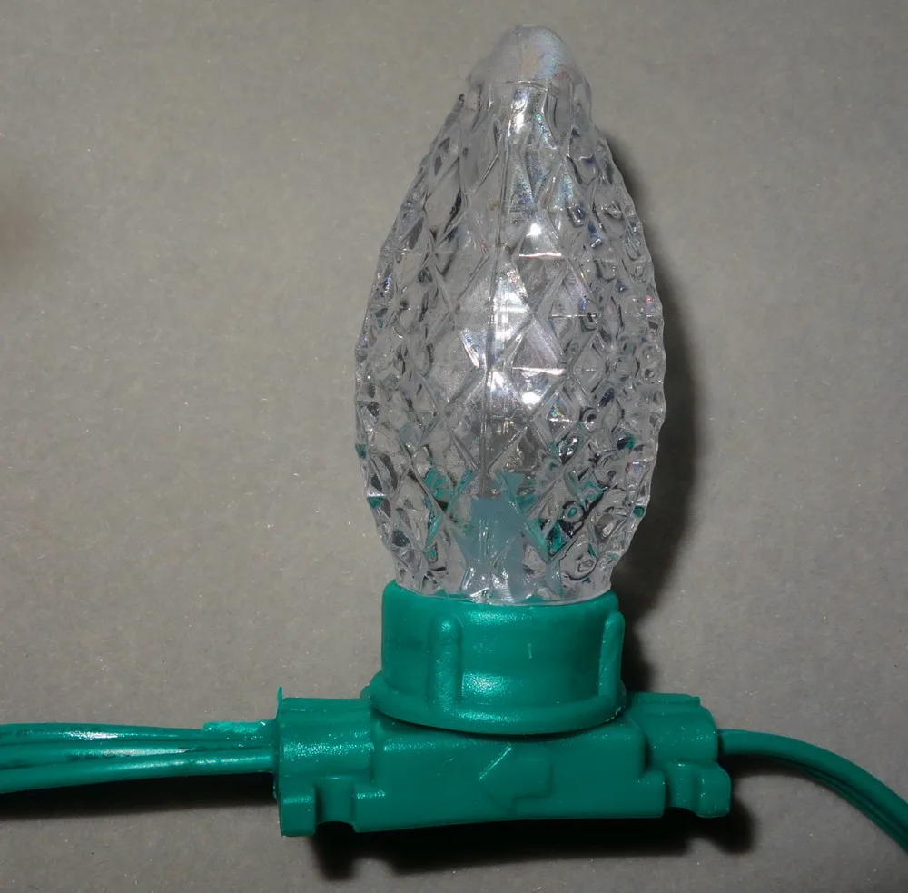 LED C9 addressable WS2811 DC12V 8mm technicolor pixel string;50nodes/strand;all GREEN wire and case;IP67
LED C9 addressable WS2811 DC12V 8mm technicolor pixel string;50nodes/strand;all GREEN wire and case;IP67