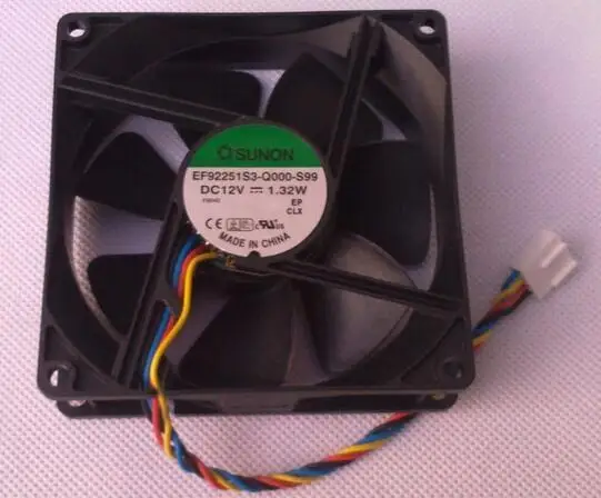 SUNON 9 см EF92251S3-Q000-S99 9025 AC/DC 12V 1,32 W 0.11A 4-строчный немой PWM Скорость регулирующий Вентилятор охлаждения
SUNON 9 см EF92251S3-Q000-S99 9025 AC/DC 12V 1,32 W 0.11A 4-строчный немой PWM Скорость регулирующий Вентилятор охлаждения