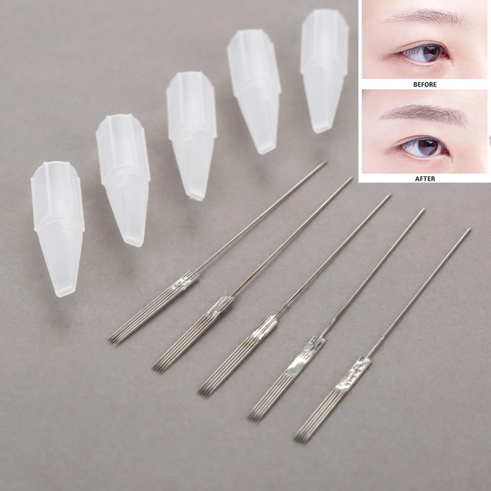100Pcs 5F Tattoo needles and 100pcs 5F Tips For Permanent Makeup Machine Eyebrow needles Eyeliner Lips pins Flat mouth caps
100Pcs 5F Tattoo needles and 100pcs 5F Tips For Permanent Makeup Machine Eyebrow needles Eyeliner Lips pins Flat mouth caps