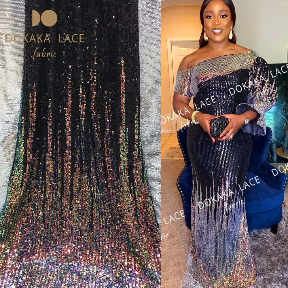 African Indian Gradient Sequins Net Lace Fabrics Guinea Gold Sequined Mesh Wedding Bridesmaid And Bride Dresses Sewing Material
African Indian Gradient Sequins Net Lace Fabrics Guinea Gold Sequined Mesh Wedding Bridesmaid And Bride Dresses Sewing Material