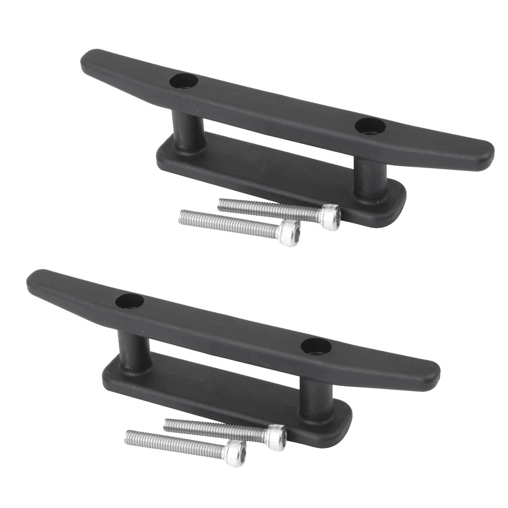 2 Pcs/set 6.4 inch UV Resistant Black Nylon Kayak Canoe Marine Boat Dinghy Cleat Mooring Boat Deck Cleat
2 Pcs/set 6.4 inch UV Resistant Black Nylon Kayak Canoe Marine Boat Dinghy Cleat Mooring Boat Deck Cleat