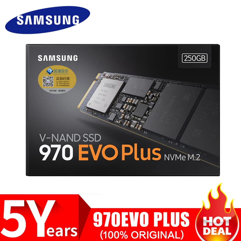 SAMSUNG SSD 970 EVO Plus M.2 2280 NVMe 500GB 250GB Internal Solid State Disk Hard Drive HDD M2 for Laptop Desktop PCLe 3.0x4 MLC
SAMSUNG SSD 970 EVO Plus M.2 2280 NVMe 500GB 250GB Internal Solid State Disk Hard Drive HDD M2 for Laptop Desktop PCLe 3.0x4 MLC
