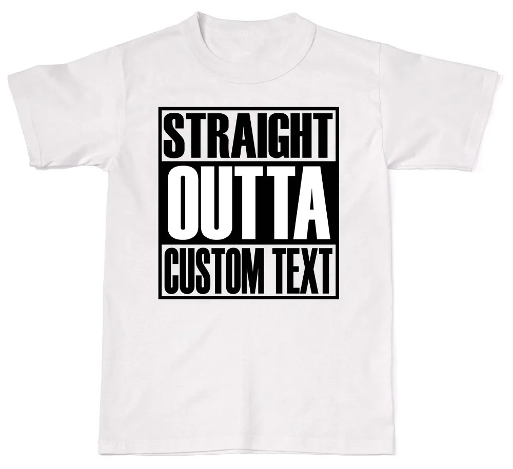 Newest 2019 Men'S Fashion Print T-Shirt Men Summer Style Straight Outta Custom Text Personalised Cotton T Shirt Design T Shirt
Newest 2019 Men'S Fashion Print T-Shirt Men Summer Style Straight Outta Custom Text Personalised Cotton T Shirt Design T Shirt