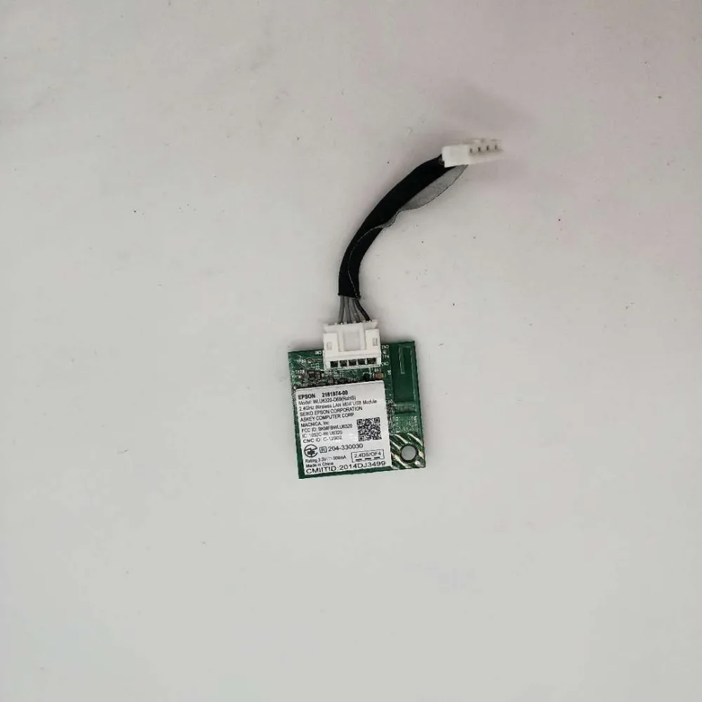 Модуль Wi-Fi плата сетевая карта для принтера Epson L455 L365 L565 L385 L485 L4158 L1455 L6178 L1300
Модуль Wi-Fi плата сетевая карта для принтера Epson L455 L365 L565 L385 L485 L4158 L1455 L6178 L1300