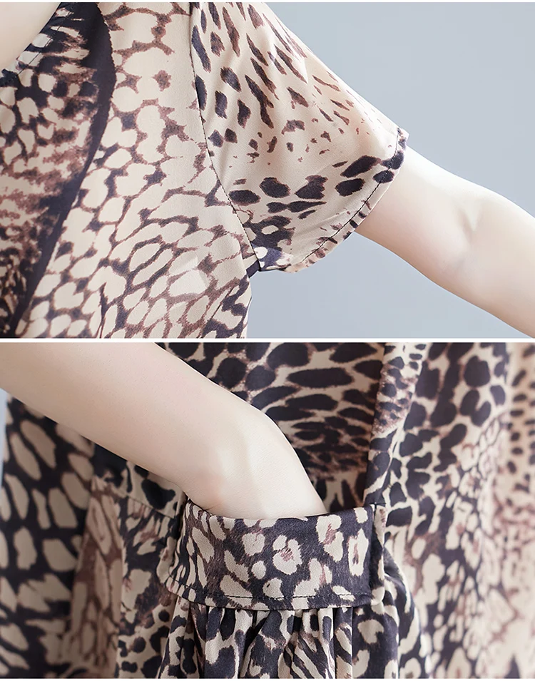 Leopard Dress For Women Vestidos De Fiesta De Noche Vintage Women's Summer Sundress Loose Maxi Dress Retro Robe Femme Vestido
Leopard Dress For Women Vestidos De Fiesta De Noche Vintage Women's Summer Sundress Loose Maxi Dress Retro Robe Femme Vestido