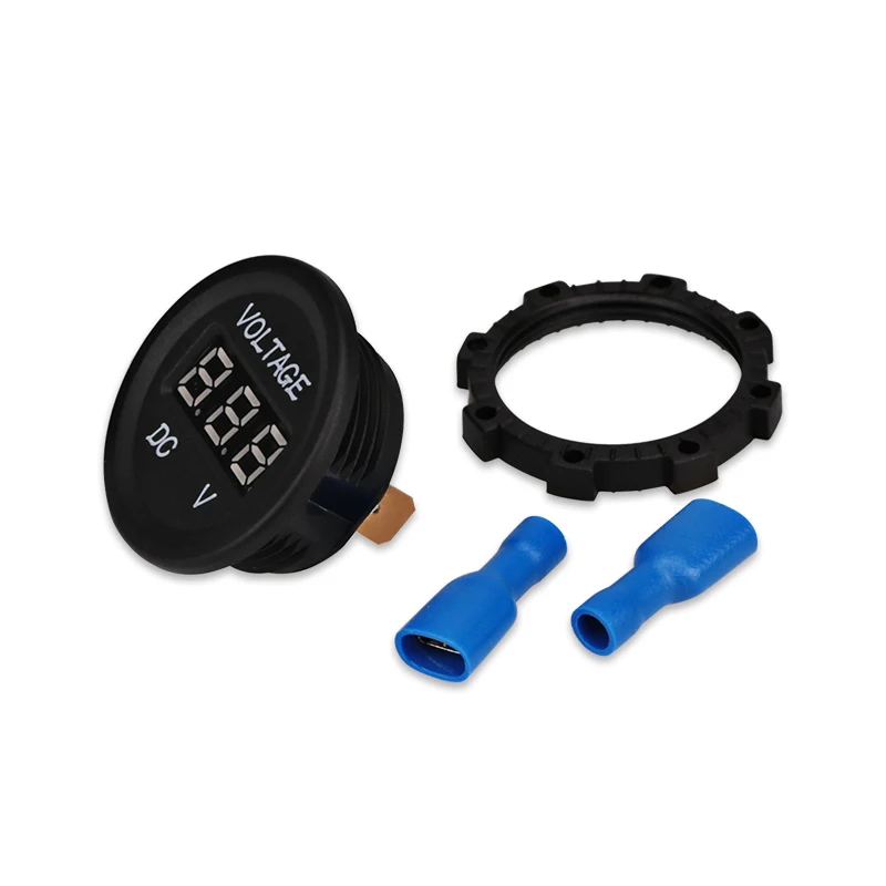 LED Digital Panel Round Voltmeter Meter Monitor Car Motorcycle LED Digital Display With Reverse Connection Protection DC12V-24V
LED Digital Panel Round Voltmeter Meter Monitor Car Motorcycle LED Digital Display With Reverse Connection Protection DC12V-24V