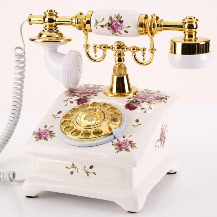 Yuet flag authentic ceramics, antique European style antique telephone, retro home, fashion creative, landline phones, post mail
Yuet flag authentic ceramics, antique European style antique telephone, retro home, fashion creative, landline phones, post mail