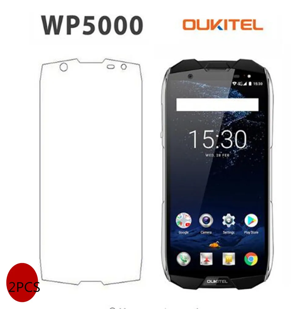 Oukitel Wp5000 ip68 закаленное стекло Wp 5000 Защитная пленка для экрана 5 7 дюймов Передняя