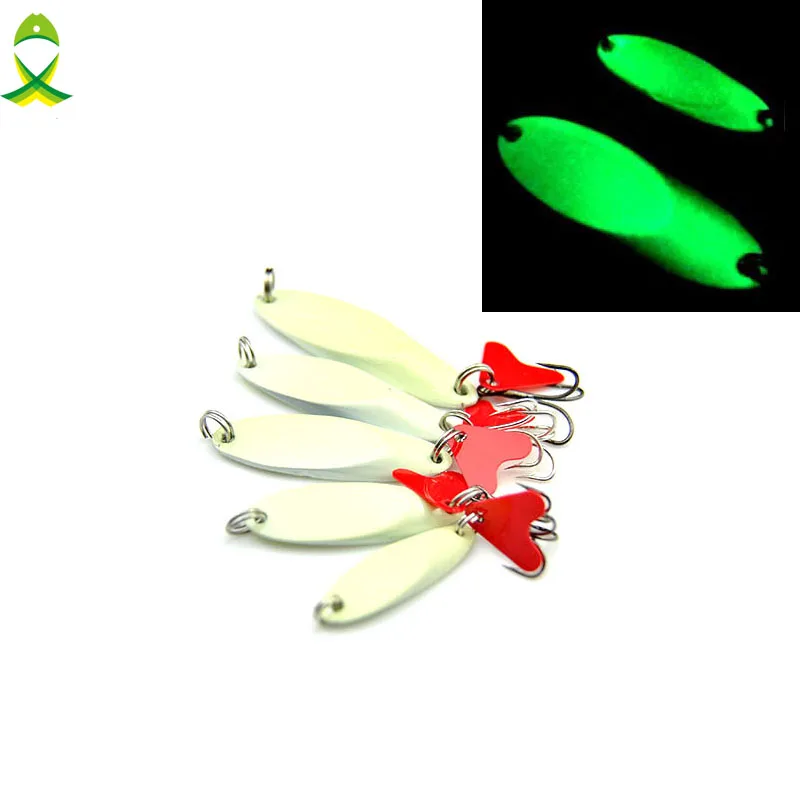 JSM 5pcs/lot Luminous Fishing Lures metal lure with treble hook Baits jig wobbler lure fishing tackle weight 5g-40g
JSM 5pcs/lot Luminous Fishing Lures metal lure with treble hook Baits jig wobbler lure fishing tackle weight 5g-40g