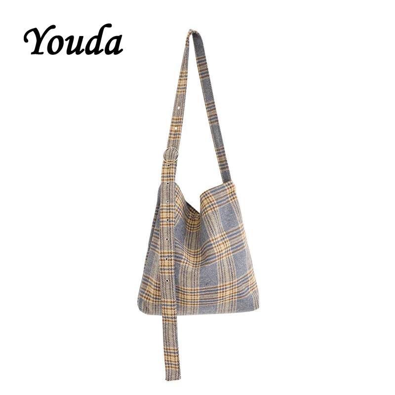 Youda Vintage Plaid Crossbody Bag Simple Versatile Adjustable Shoulder Strap Large Capacity Shoulder Bags
Youda Vintage Plaid Crossbody Bag Simple Versatile Adjustable Shoulder Strap Large Capacity Shoulder Bags