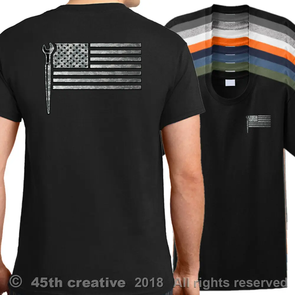 Double Side Ironworker Us Flag T-Shirt American Ironworkers Flag Shirt Usa Ironworking Shirt 2019 New Men O-Neck Tops T Shirts
Double Side Ironworker Us Flag T-Shirt American Ironworkers Flag Shirt Usa Ironworking Shirt 2019 New Men O-Neck Tops T Shirts
