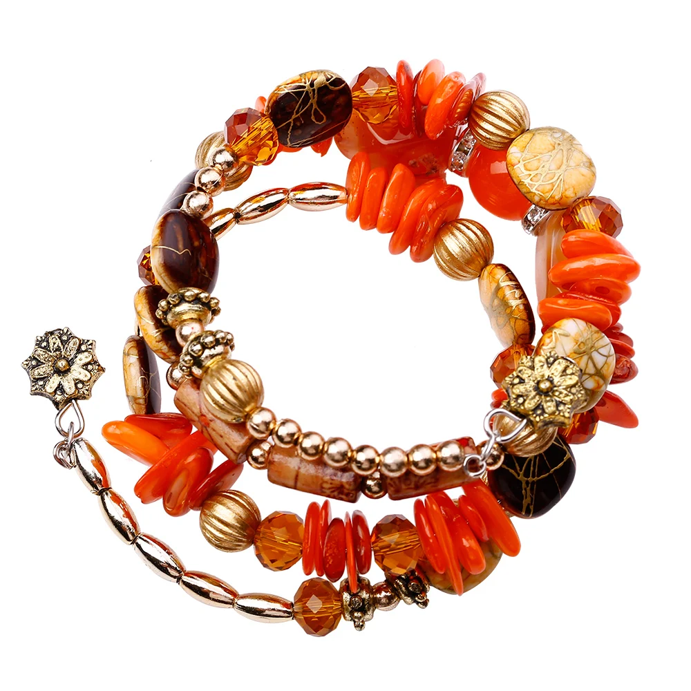 WNGMNGL 2018 New Fashion Boho Multilayer Beads Charm Bracelets for Women Vintage Resin Stone Bangles Pulseras Ethnic Jewelry
WNGMNGL 2018 New Fashion Boho Multilayer Beads Charm Bracelets for Women Vintage Resin Stone Bangles Pulseras Ethnic Jewelry